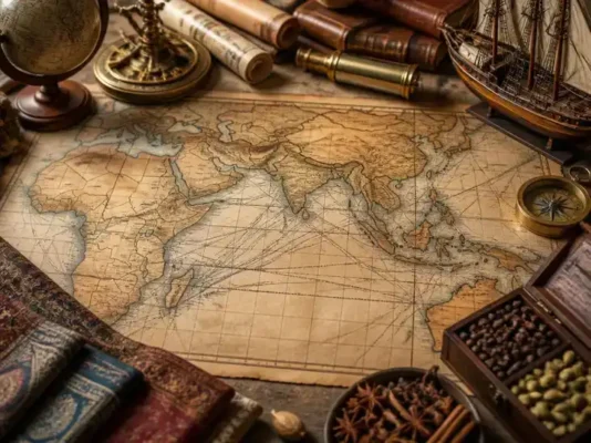 Decoding the east india trading company map for trade historians