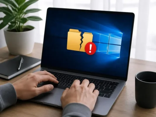 Easy ways to resolve a corrupted windows 10 created folder