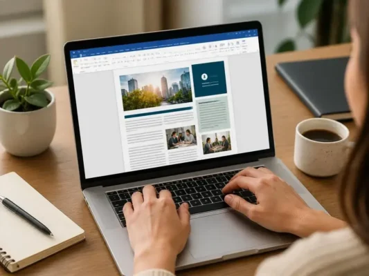 Learn how to create a newsletter in Word with a professional look