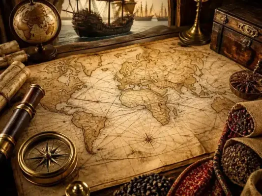 Navigating the complex routes of the east india trading company map