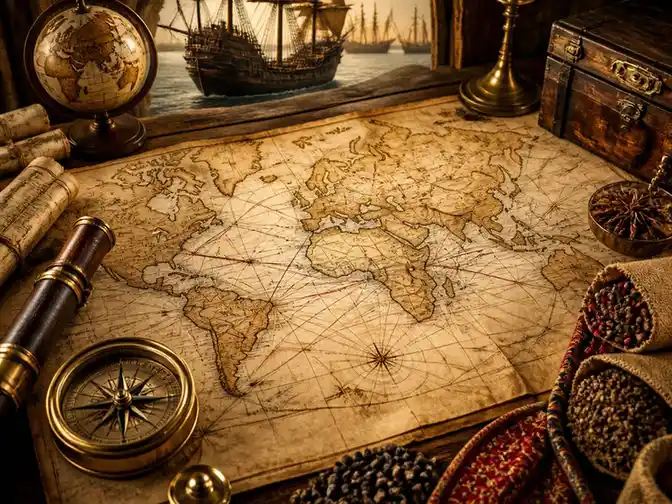 Navigating the complex routes of the east india trading company map