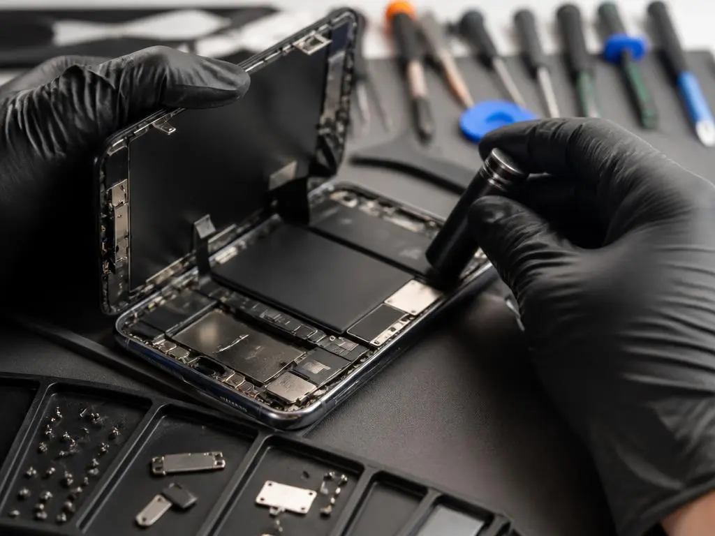 Expert tips on how to safely handle a magnet on phone screen components